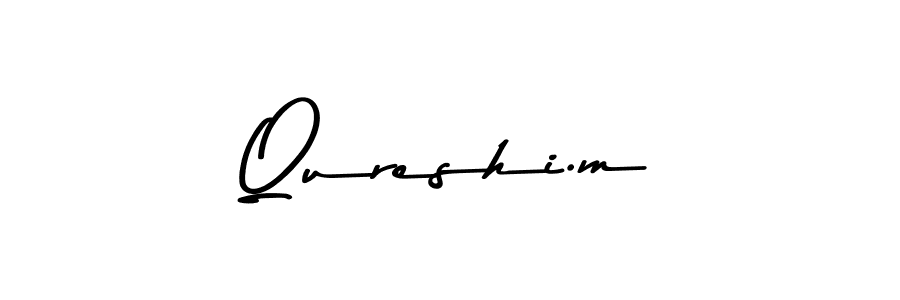 Qureshi.m stylish signature style. Best Handwritten Sign (Asem Kandis PERSONAL USE) for my name. Handwritten Signature Collection Ideas for my name Qureshi.m. Qureshi.m signature style 9 images and pictures png