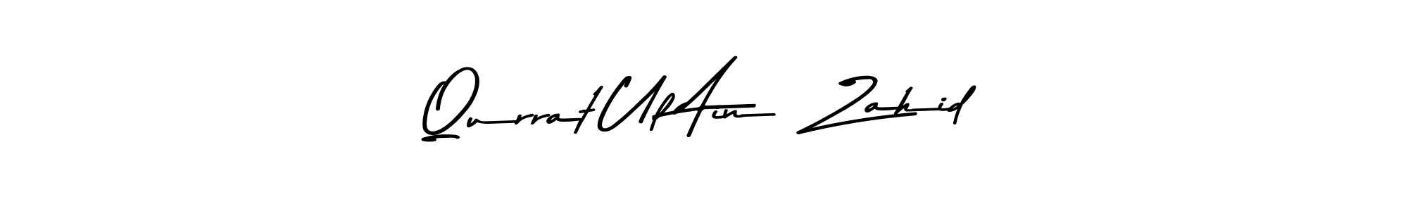 Also we have Qurrat Ul Ain  Zahid name is the best signature style. Create professional handwritten signature collection using Asem Kandis PERSONAL USE autograph style. Qurrat Ul Ain  Zahid signature style 9 images and pictures png