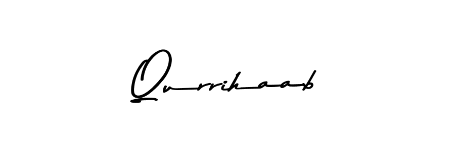 How to make Qurrihaab signature? Asem Kandis PERSONAL USE is a professional autograph style. Create handwritten signature for Qurrihaab name. Qurrihaab signature style 9 images and pictures png