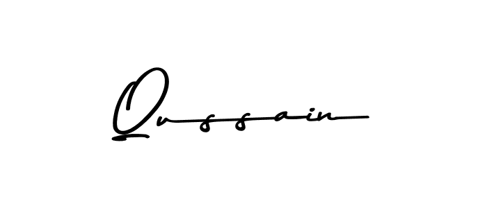 Use a signature maker to create a handwritten signature online. With this signature software, you can design (Asem Kandis PERSONAL USE) your own signature for name Qussain. Qussain signature style 9 images and pictures png
