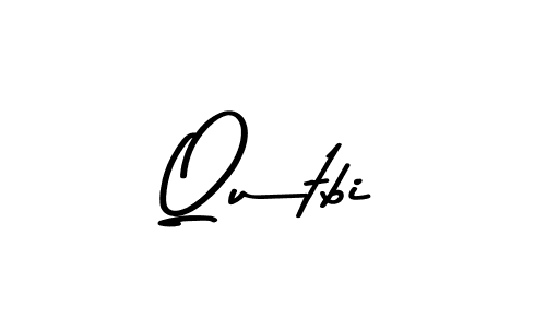 Design your own signature with our free online signature maker. With this signature software, you can create a handwritten (Asem Kandis PERSONAL USE) signature for name Qutbi. Qutbi signature style 9 images and pictures png