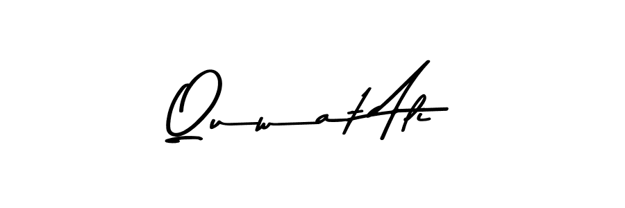 Quwat Ali stylish signature style. Best Handwritten Sign (Asem Kandis PERSONAL USE) for my name. Handwritten Signature Collection Ideas for my name Quwat Ali. Quwat Ali signature style 9 images and pictures png