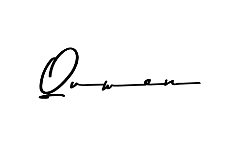 Once you've used our free online signature maker to create your best signature Asem Kandis PERSONAL USE style, it's time to enjoy all of the benefits that Quwen name signing documents. Quwen signature style 9 images and pictures png