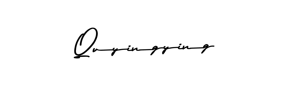 Also we have Quyingying name is the best signature style. Create professional handwritten signature collection using Asem Kandis PERSONAL USE autograph style. Quyingying signature style 9 images and pictures png