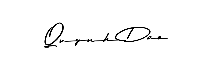 You should practise on your own different ways (Asem Kandis PERSONAL USE) to write your name (Quynh Dao) in signature. don't let someone else do it for you. Quynh Dao signature style 9 images and pictures png