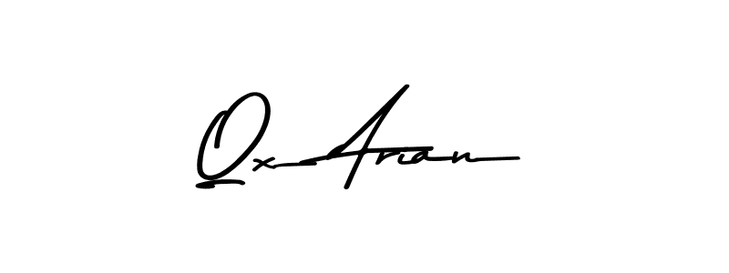 How to make Qx Arian signature? Asem Kandis PERSONAL USE is a professional autograph style. Create handwritten signature for Qx Arian name. Qx Arian signature style 9 images and pictures png