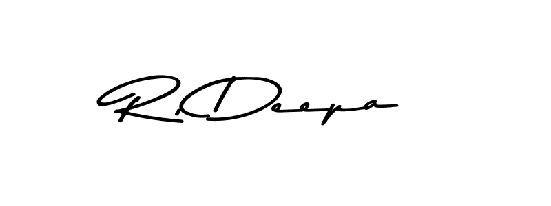 Design your own signature with our free online signature maker. With this signature software, you can create a handwritten (Asem Kandis PERSONAL USE) signature for name R, Deepa. R, Deepa signature style 9 images and pictures png