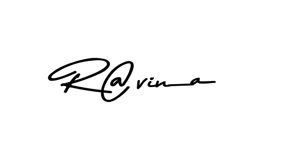 Make a beautiful signature design for name R@vina. With this signature (Asem Kandis PERSONAL USE) style, you can create a handwritten signature for free. R@vina signature style 9 images and pictures png