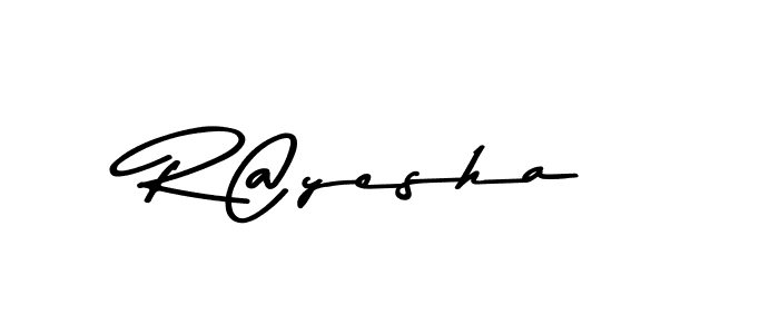 Design your own signature with our free online signature maker. With this signature software, you can create a handwritten (Asem Kandis PERSONAL USE) signature for name R@yesha. R@yesha signature style 9 images and pictures png