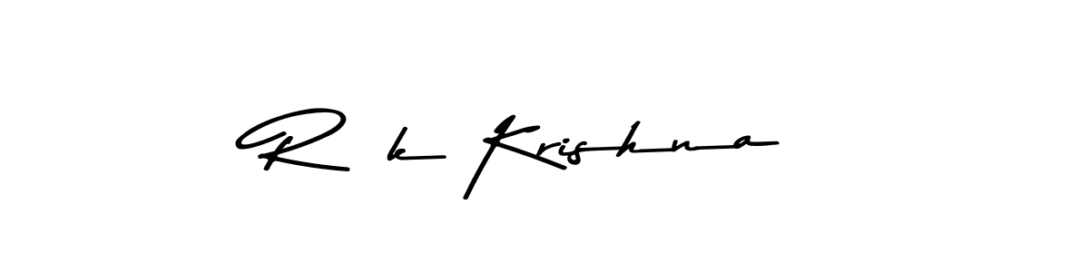 Design your own signature with our free online signature maker. With this signature software, you can create a handwritten (Asem Kandis PERSONAL USE) signature for name R²k Krishna. R²k Krishna signature style 9 images and pictures png