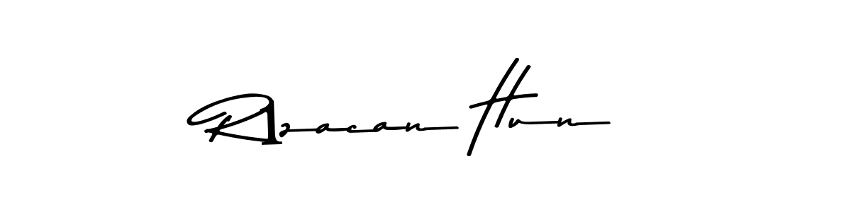 Also You can easily find your signature by using the search form. We will create Rızacan Hun name handwritten signature images for you free of cost using Asem Kandis PERSONAL USE sign style. Rızacan Hun signature style 9 images and pictures png