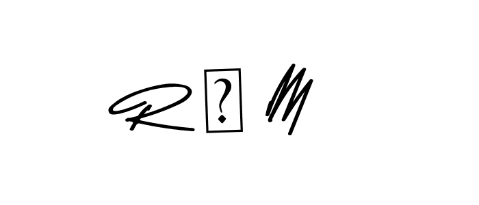 You should practise on your own different ways (Asem Kandis PERSONAL USE) to write your name (R ♡ M) in signature. don't let someone else do it for you. R ♡ M signature style 9 images and pictures png