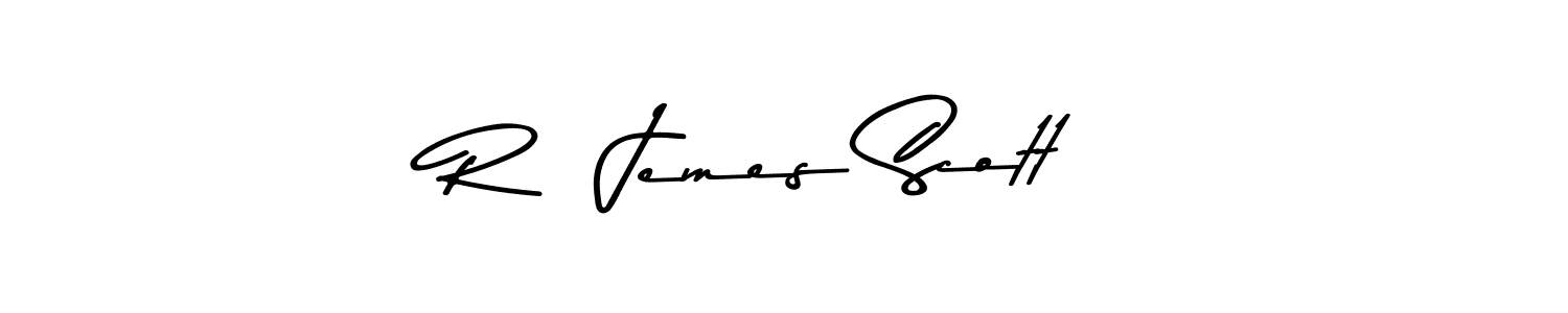 This is the best signature style for the R   Jemes Scott name. Also you like these signature font (Asem Kandis PERSONAL USE). Mix name signature. R   Jemes Scott signature style 9 images and pictures png