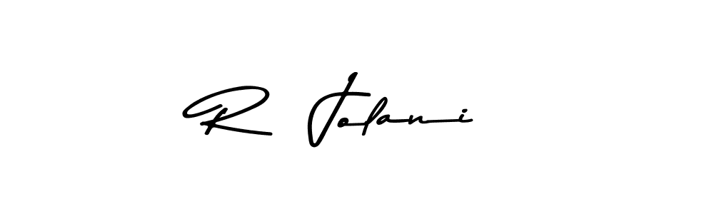 Design your own signature with our free online signature maker. With this signature software, you can create a handwritten (Asem Kandis PERSONAL USE) signature for name R   Jolani. R   Jolani signature style 9 images and pictures png