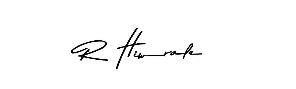 You should practise on your own different ways (Asem Kandis PERSONAL USE) to write your name (R  Hiwrale) in signature. don't let someone else do it for you. R  Hiwrale signature style 9 images and pictures png