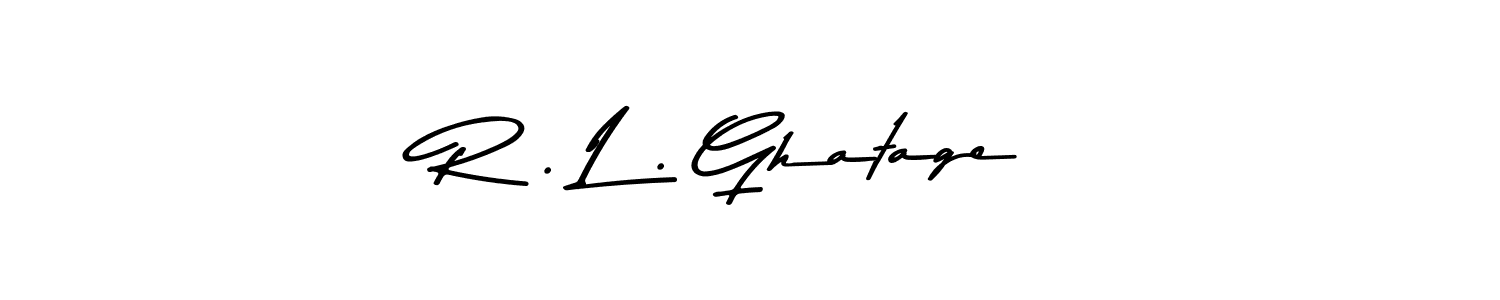 R . L . Ghatage stylish signature style. Best Handwritten Sign (Asem Kandis PERSONAL USE) for my name. Handwritten Signature Collection Ideas for my name R . L . Ghatage. R . L . Ghatage signature style 9 images and pictures png