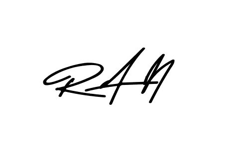 Use a signature maker to create a handwritten signature online. With this signature software, you can design (Asem Kandis PERSONAL USE) your own signature for name R A N. R A N signature style 9 images and pictures png