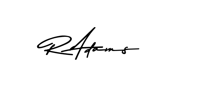 How to make R Adams signature? Asem Kandis PERSONAL USE is a professional autograph style. Create handwritten signature for R Adams name. R Adams signature style 9 images and pictures png