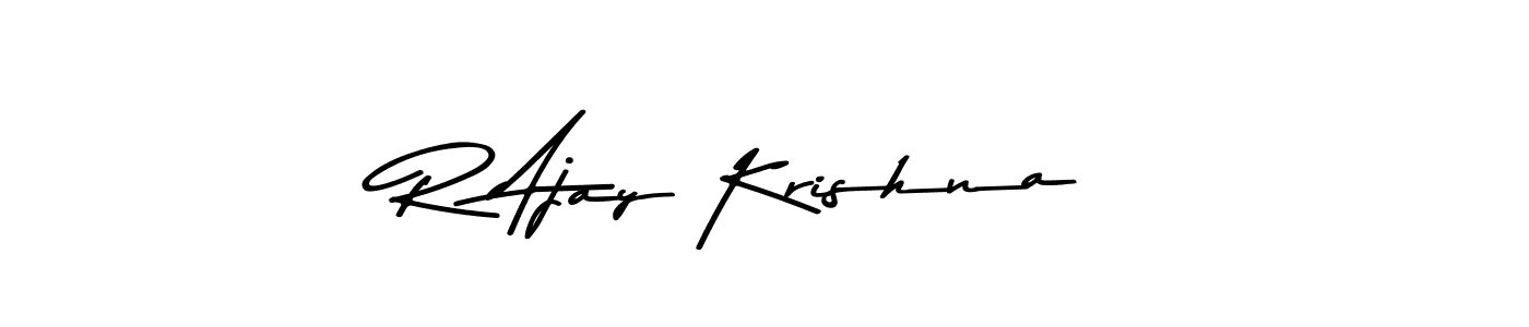 Make a short R Ajay Krishna signature style. Manage your documents anywhere anytime using Asem Kandis PERSONAL USE. Create and add eSignatures, submit forms, share and send files easily. R Ajay Krishna signature style 9 images and pictures png