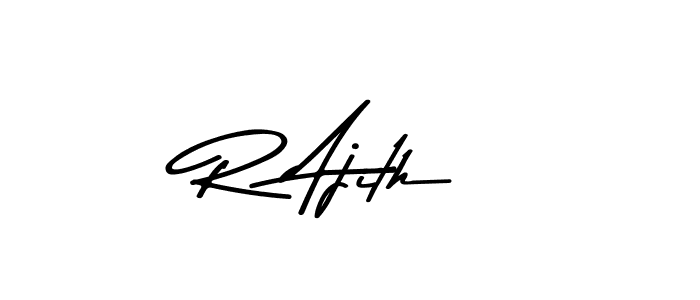 if you are searching for the best signature style for your name R Ajith. so please give up your signature search. here we have designed multiple signature styles  using Asem Kandis PERSONAL USE. R Ajith signature style 9 images and pictures png