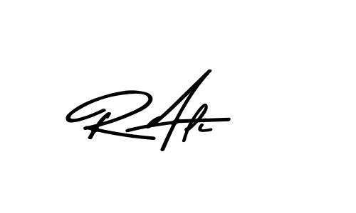 How to make R Ali signature? Asem Kandis PERSONAL USE is a professional autograph style. Create handwritten signature for R Ali name. R Ali signature style 9 images and pictures png