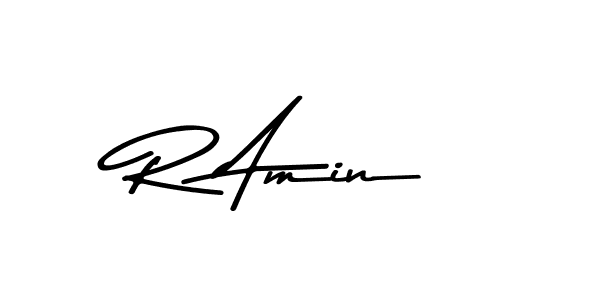 How to make R Amin signature? Asem Kandis PERSONAL USE is a professional autograph style. Create handwritten signature for R Amin name. R Amin signature style 9 images and pictures png