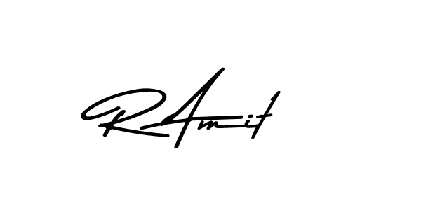 Create a beautiful signature design for name R Amit. With this signature (Asem Kandis PERSONAL USE) fonts, you can make a handwritten signature for free. R Amit signature style 9 images and pictures png