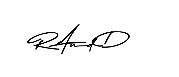 How to make R And D signature? Asem Kandis PERSONAL USE is a professional autograph style. Create handwritten signature for R And D name. R And D signature style 9 images and pictures png