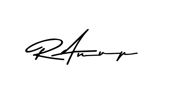 R Anup stylish signature style. Best Handwritten Sign (Asem Kandis PERSONAL USE) for my name. Handwritten Signature Collection Ideas for my name R Anup. R Anup signature style 9 images and pictures png