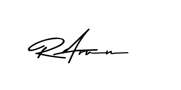 The best way (Asem Kandis PERSONAL USE) to make a short signature is to pick only two or three words in your name. The name R Arun include a total of six letters. For converting this name. R Arun signature style 9 images and pictures png