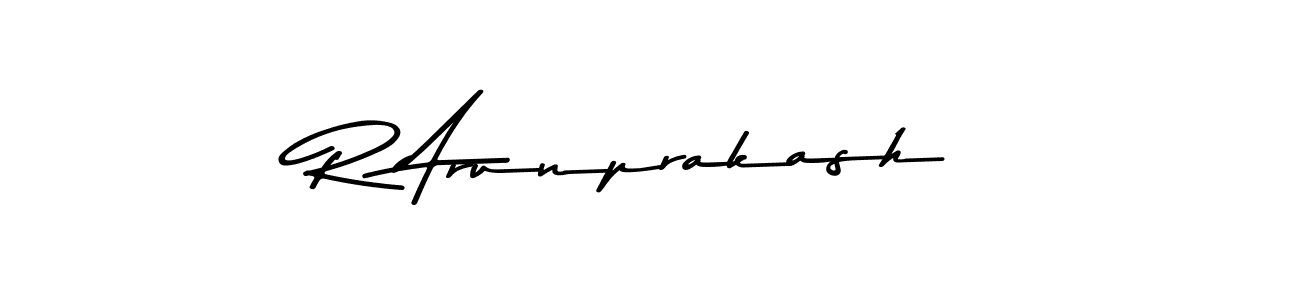 How to make R Arunprakash signature? Asem Kandis PERSONAL USE is a professional autograph style. Create handwritten signature for R Arunprakash name. R Arunprakash signature style 9 images and pictures png
