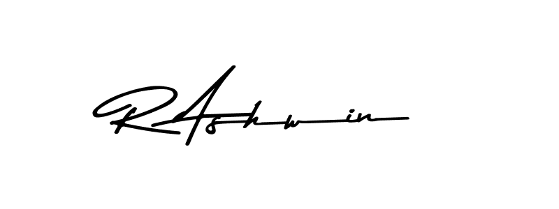 R Ashwin stylish signature style. Best Handwritten Sign (Asem Kandis PERSONAL USE) for my name. Handwritten Signature Collection Ideas for my name R Ashwin. R Ashwin signature style 9 images and pictures png