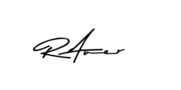 How to Draw R Auer signature style? Asem Kandis PERSONAL USE is a latest design signature styles for name R Auer. R Auer signature style 9 images and pictures png