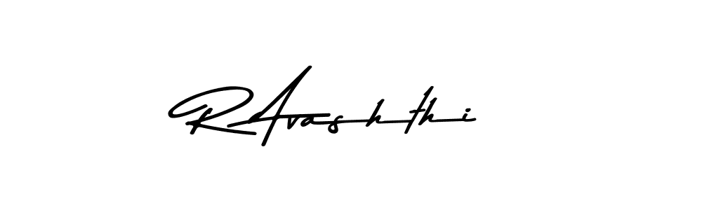 The best way (Asem Kandis PERSONAL USE) to make a short signature is to pick only two or three words in your name. The name R Avashthi include a total of six letters. For converting this name. R Avashthi signature style 9 images and pictures png