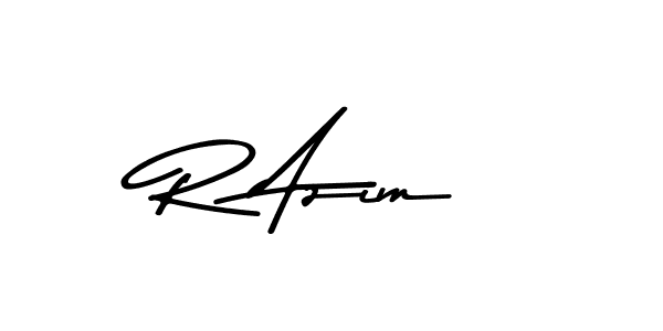 Also we have R Azim name is the best signature style. Create professional handwritten signature collection using Asem Kandis PERSONAL USE autograph style. R Azim signature style 9 images and pictures png