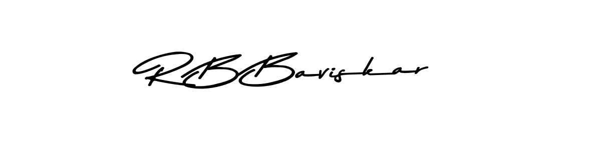 Asem Kandis PERSONAL USE is a professional signature style that is perfect for those who want to add a touch of class to their signature. It is also a great choice for those who want to make their signature more unique. Get R B Baviskar name to fancy signature for free. R B Baviskar signature style 9 images and pictures png
