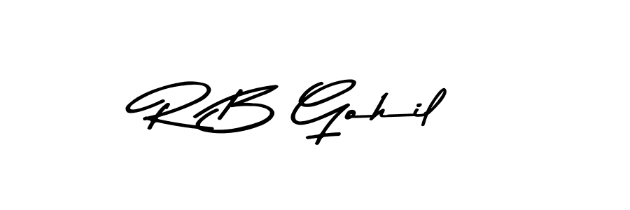 Also we have R B Gohil name is the best signature style. Create professional handwritten signature collection using Asem Kandis PERSONAL USE autograph style. R B Gohil signature style 9 images and pictures png