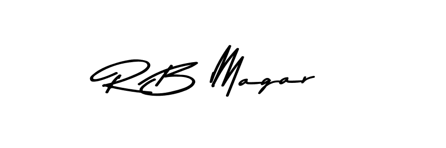 if you are searching for the best signature style for your name R B Magar. so please give up your signature search. here we have designed multiple signature styles  using Asem Kandis PERSONAL USE. R B Magar signature style 9 images and pictures png