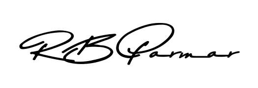 If you are searching for the best signature style for your name R B Parmar, here we have designed multiple signature styles using Asem Kandis PERSONAL USE. R B Parmar signature style 9 images and pictures png