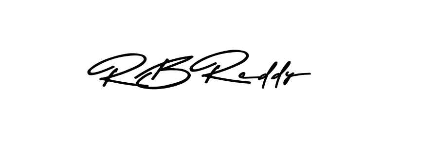 R B Reddy stylish signature style. Best Handwritten Sign (Asem Kandis PERSONAL USE) for my name. Handwritten Signature Collection Ideas for my name R B Reddy. R B Reddy signature style 9 images and pictures png