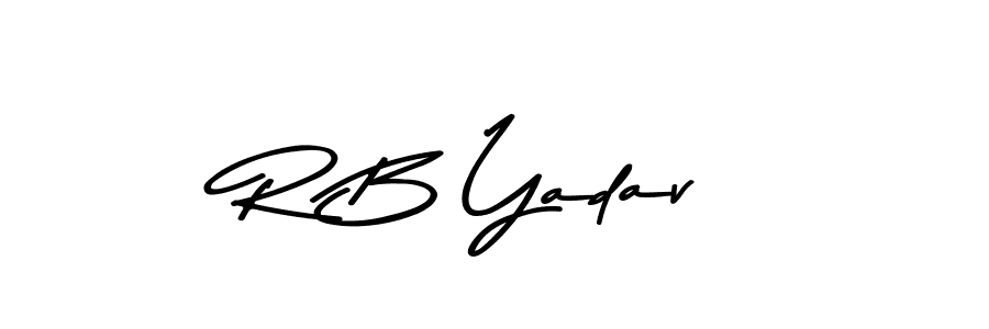 R B Yadav stylish signature style. Best Handwritten Sign (Asem Kandis PERSONAL USE) for my name. Handwritten Signature Collection Ideas for my name R B Yadav. R B Yadav signature style 9 images and pictures png