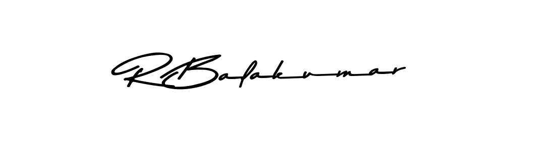Design your own signature with our free online signature maker. With this signature software, you can create a handwritten (Asem Kandis PERSONAL USE) signature for name R Balakumar. R Balakumar signature style 9 images and pictures png