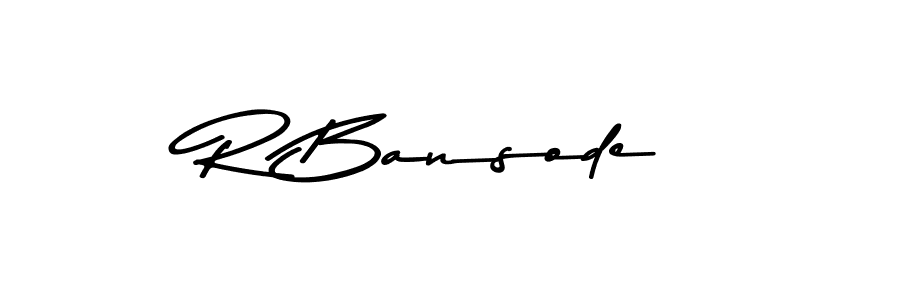 Make a beautiful signature design for name R Bansode. Use this online signature maker to create a handwritten signature for free. R Bansode signature style 9 images and pictures png