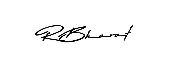 The best way (Asem Kandis PERSONAL USE) to make a short signature is to pick only two or three words in your name. The name R Bharat include a total of six letters. For converting this name. R Bharat signature style 9 images and pictures png