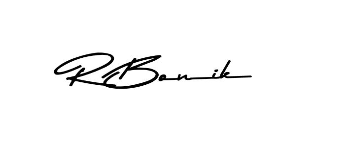 Make a beautiful signature design for name R Bonik. Use this online signature maker to create a handwritten signature for free. R Bonik signature style 9 images and pictures png