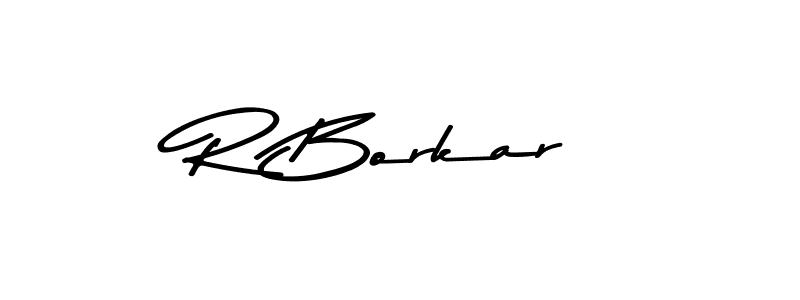 You should practise on your own different ways (Asem Kandis PERSONAL USE) to write your name (R Borkar) in signature. don't let someone else do it for you. R Borkar signature style 9 images and pictures png