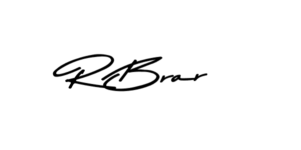 Create a beautiful signature design for name R Brar. With this signature (Asem Kandis PERSONAL USE) fonts, you can make a handwritten signature for free. R Brar signature style 9 images and pictures png