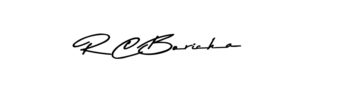 Also we have R C Boricha name is the best signature style. Create professional handwritten signature collection using Asem Kandis PERSONAL USE autograph style. R C Boricha signature style 9 images and pictures png