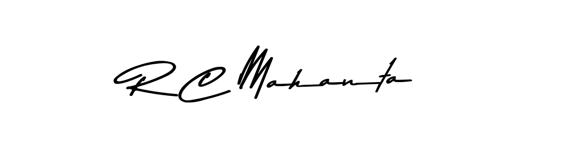 Use a signature maker to create a handwritten signature online. With this signature software, you can design (Asem Kandis PERSONAL USE) your own signature for name R C Mahanta. R C Mahanta signature style 9 images and pictures png