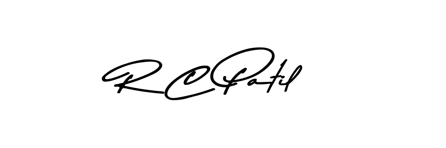 Make a beautiful signature design for name R C Patil. With this signature (Asem Kandis PERSONAL USE) style, you can create a handwritten signature for free. R C Patil signature style 9 images and pictures png